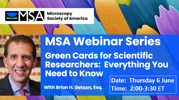 MSA Webinars - Green Cards for Scientific Researchers - How to win your EB-1 or NIW Case