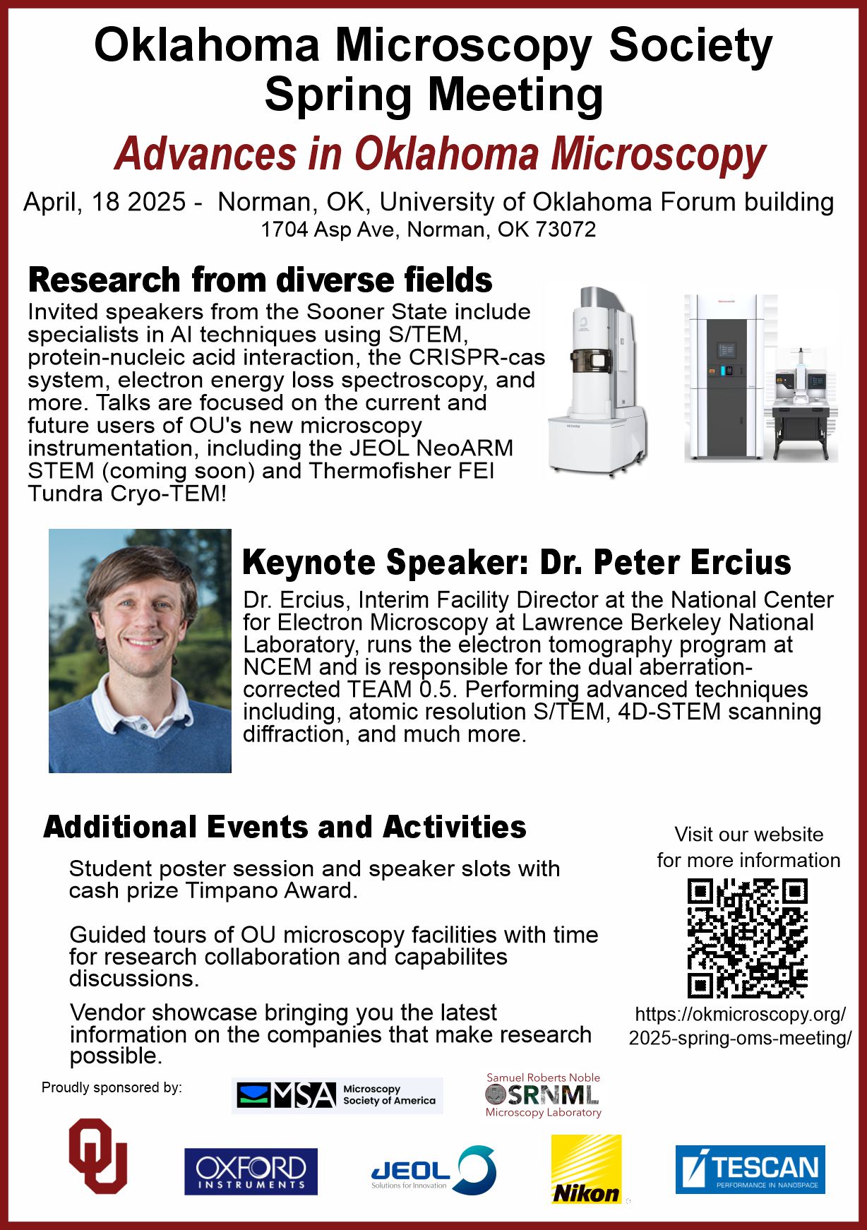 Oklahoma Microscopy Society Spring Meeting