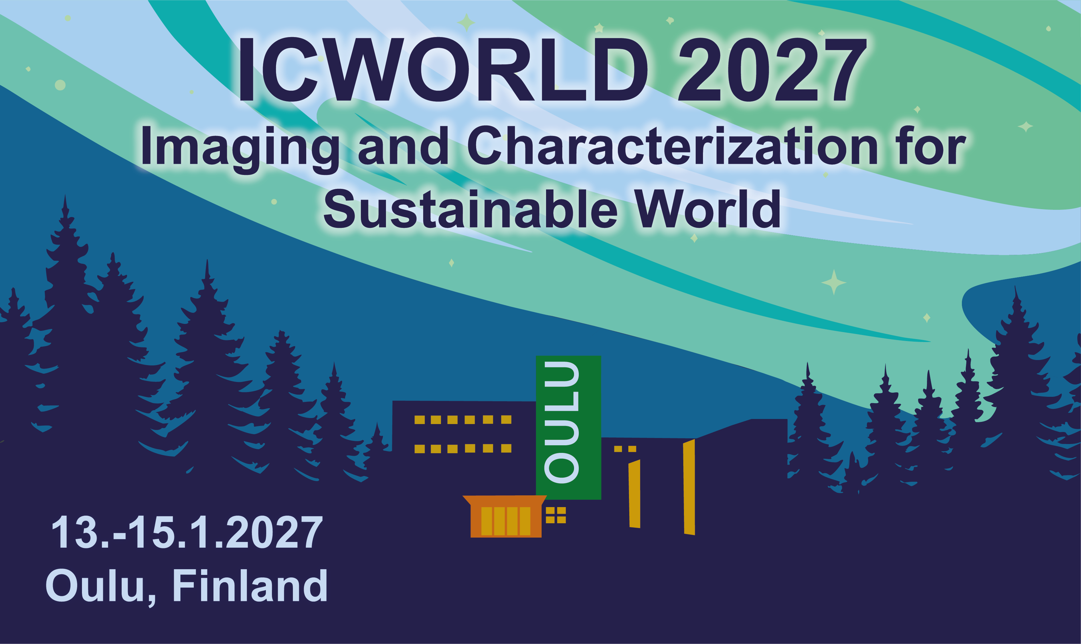 International conference on Imaging and Characterisation for a Sustainable World ICWORLD 2027