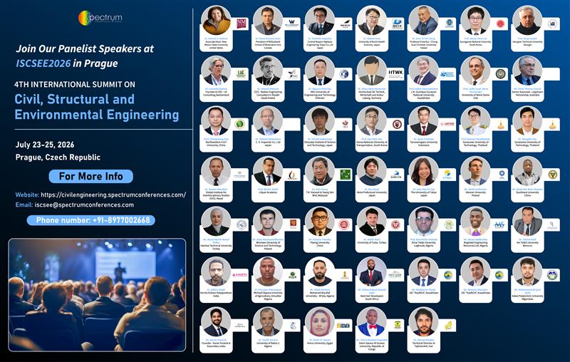 4th International Summit on Civil Structural and Environmental Engineering ISCSEE2026