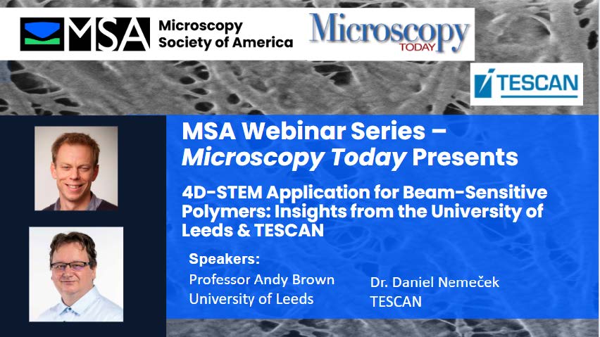 Microscopy Today Presents - 4D-STEM Application for Beam-Sensitive Polymers