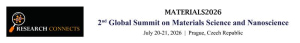 2nd Global Summit on Materials Science and Nanoscience (MATERIALS2026)