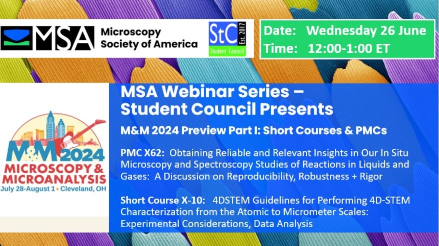MSA Webinars - Student Council Presents - M&M 2024 Preview Part 1 - Short Courses and PMCS!