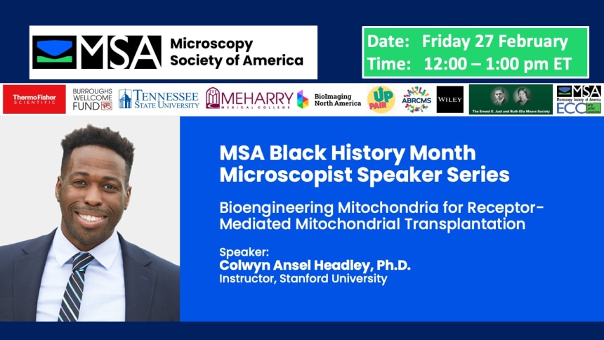 Black History Month Speaker Series - Bioengineering Mitochondria for Receptor-Mediated Mitochondrial Transplantation