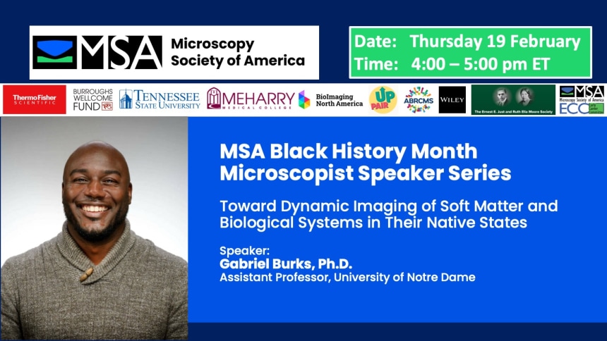 Black History Month Speaker Series - Toward Dynamic Imaging of Soft Matter and Biological Systems in Their Native States